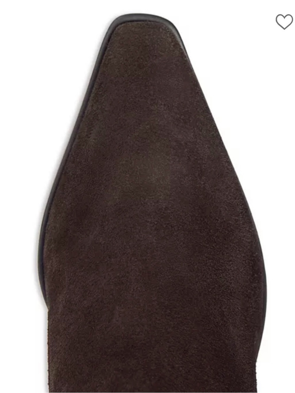 Reformation Tall Suede Over-the-Knee Boot in Dark Brown - Picture 4 of 8